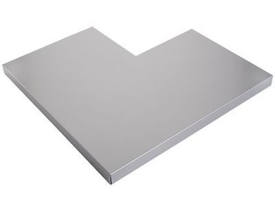 Angle de couvertine aluminium gris SCOVER PLUS