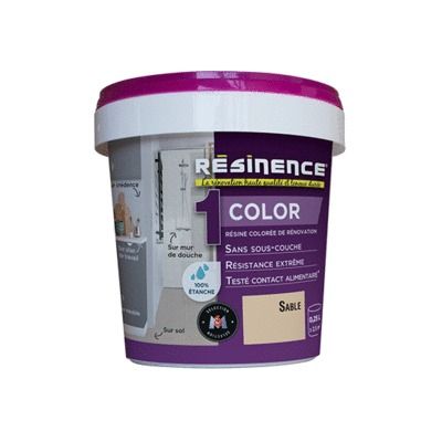 Résine colorée de rénovation sable 250 ml - RESINENCE