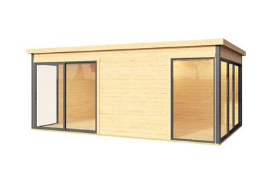 Abri de jardin bois Domeo 3+ 44 mm - 15,67 m²