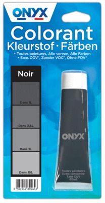 Colorant universel pour peinture noir 60 ml ONYX