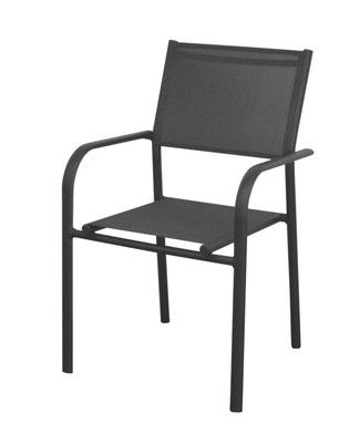 Fauteuil duca  graphite gris