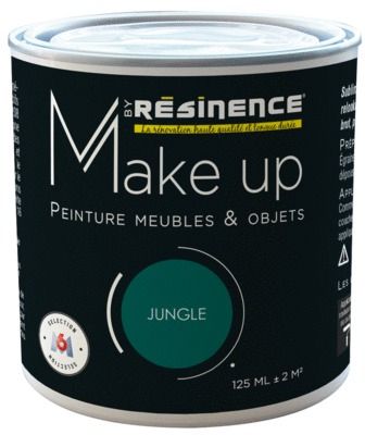 Peinture de rénovation meubles et boiseries jungle 125 ml MAKE UP by RESINENCE