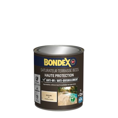 Bondex - Saturateur Bois - Mat - 1L - Incolore