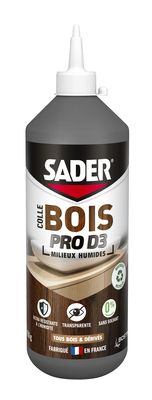 Colle à bois professionnelle D3 750g SADER