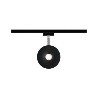 Spot sur rail LED noir dépoli 7,4W 2700K SPHERE URAIL PAULMANN