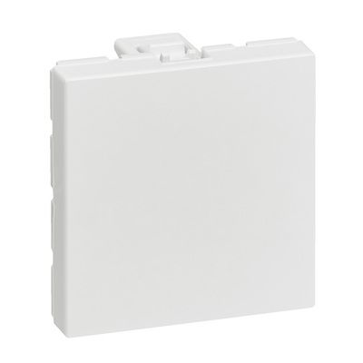 Obturateur 2 modules finition blanche Mosaïc LEGRAND