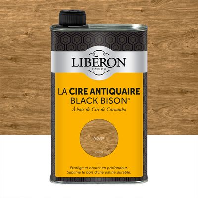 Cire antiquaire liquide "Black Bison" noyer 500 ml LIBERON