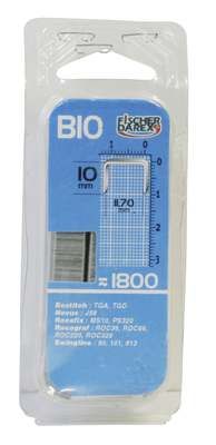 Agrafes B10 10 mm par 1800 FISCHER DAREX