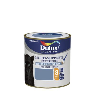 Peinture multi support extérieure satin ciel orage 500 ml - DULUX VALENTINE