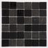 Mosaïque carrée Ben noir 29,5 x 29,5 cm MAT INTER