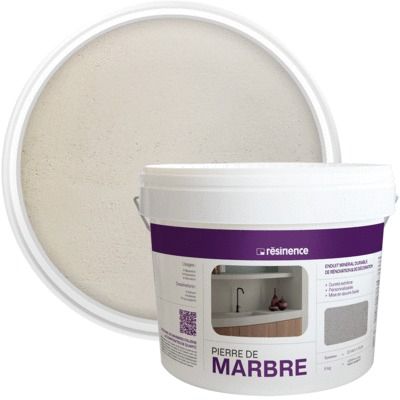 Enduit décoration Pierre de Marbre 6 kg RESINENCE