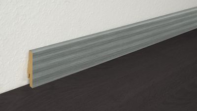 Plinthe sol stratifié décor bois gris Urban Legend 19x70x2400mm AJ TIMBER