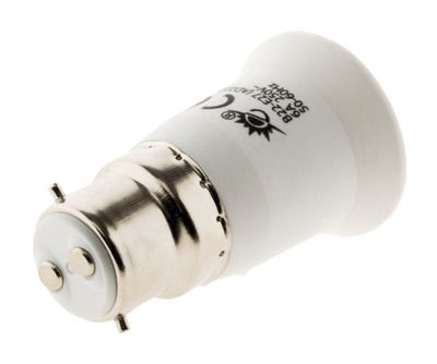 Adaptateur de douille pour ampoule culot B22 en culot E27