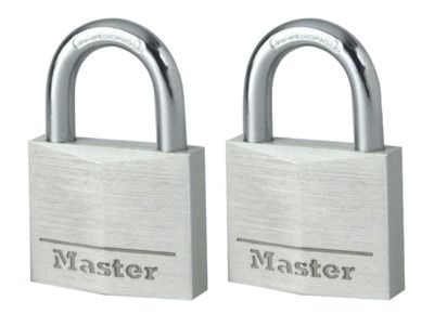 Cadenas aluminium 40 mm 2 clés par 2 MASTERLOCK