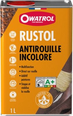 Antirouille pénétrant incolore RUSTOL 1 l - OWATROL