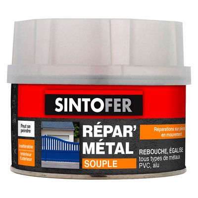 Mastic souple répare métal 170 ml SINTOFER