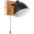 Applique murale métal/bambou CELIA E14 40W - BRILLIANT