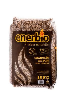 Granules de bois 15kg ENERBIO