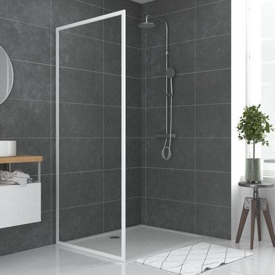 Paroi porte de douche Retour Spot 80x185 cm AURLANE