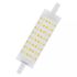 Ampoule LED R7s variable 118 mm 15 W = 2000 lumens blanc chaud OSRAM