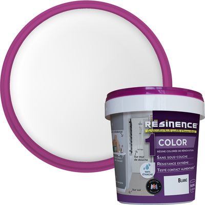 Résine colorée de rénovation blanche 250 ml - RESINENCE