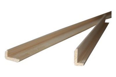 Baguette d'angle en sapin 15 x 22 x 1980 mm