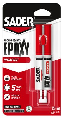 Colle bi-composant époxy 25 ml SADER