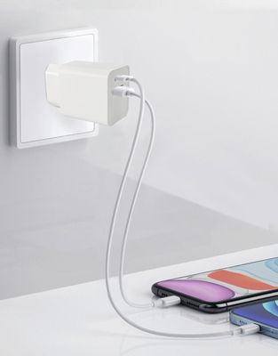 Chargeur avec double port de type c + type A GAO