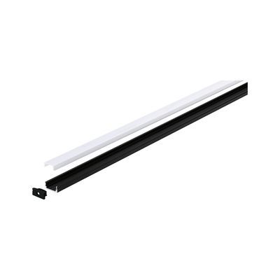 Profilé de ruban LED noir mat 1m en saillie BASE MAXLED PAULMANN