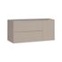 Meuble de salle de bains beige gris mat 100 cm Jade