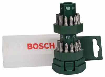 Tonnelet d'embouts de vissage 25 pièces BOSCH