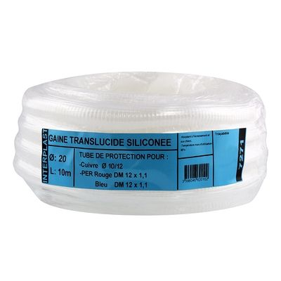 Gaine sanitaire diamètre 20 mm rouleau 25 m INTERPLAST