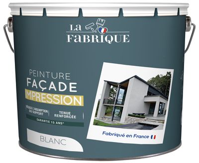 Sous couche façade Blanc 10 l - LA FABRIQUE