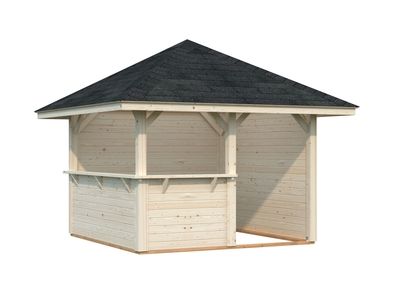 Abri de jardin Bianca SET 3 Bois naturel 8,3 m2 PALMAKO