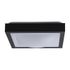 Plafonnier pour salle de bains SQUARE noir E27 28 watts IP 44 - COREP