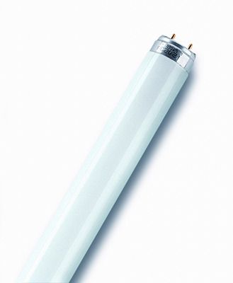 Tube fluo T8 culot G13 58 W = 5200 lumens blanc chaud OSRAM