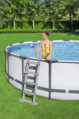 Piscine autoportée ronde Steel Pro MaxTM diamètre 427 x 122 cm  BESTWAY