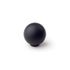 Bouton de meuble boule noire mate diamètre 28 mm