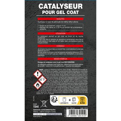 Catalyseur pour résine polyester 15 ml SINTO