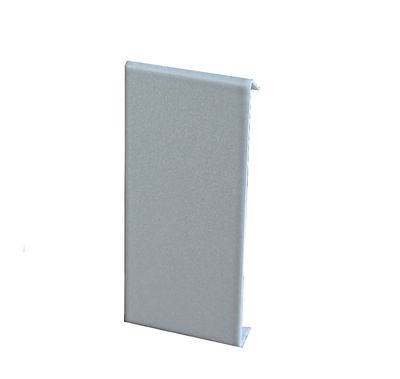 Jonction droite pour profilé de finition 70 mm laqué gris aluminium JOUPLAST