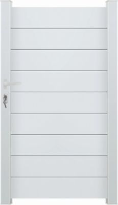 Portillon Style aluminium blanc 1 x 1m70 Livraison Directe Domicile