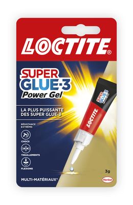 Colle Super-Glue 3 power flex 3g - LOCTITE