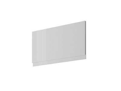 Porte transversale avec poignée intégrée pour meuble haut de cuisine Glossy blanc brillant 35 x 60 cm OFITRES