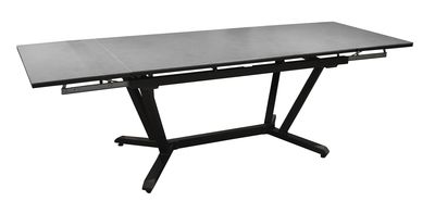 Table de jardin Vita avec rallonge L180 à L280 x 100 cm ARGILE PROLOISIRS