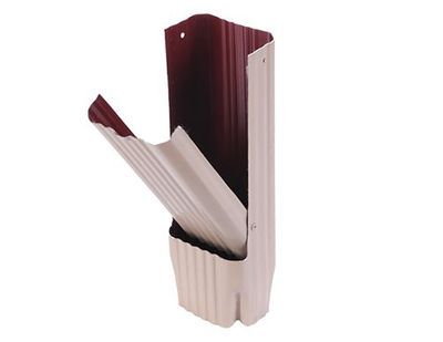 Récupérateur d'eau de pluie aluminium beige rosé diam.80 mm pour gouttière SCOVER PLUS