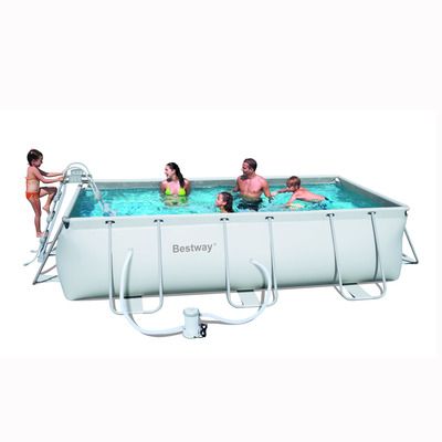 Piscine hors sol rectangulaire Steel Pro 404 x 201 cm - BESTWAY