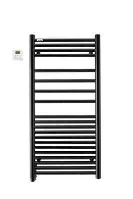 Radiateur sèche-serviettes à inertie fluide Angora 500 Watts RF Noir ACOVA