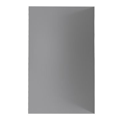 Panneau mural de douche aluminium gris 120 x 210 cm AURLANE