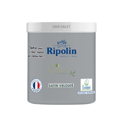 Peinture O'PUR Gris Galet 75 ml - RIPOLIN