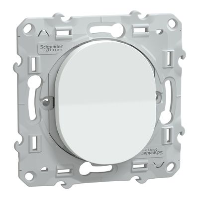 Bouton poussoir blanc - Ovalis SCHNEIDER ELECTRIC